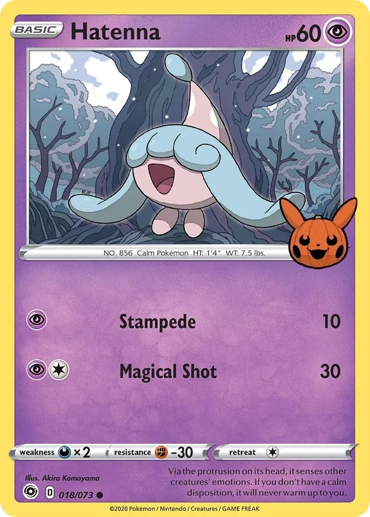 Image for Hatenna (Trick or Trade BOOster Bundle) (018/073) - Pokemon