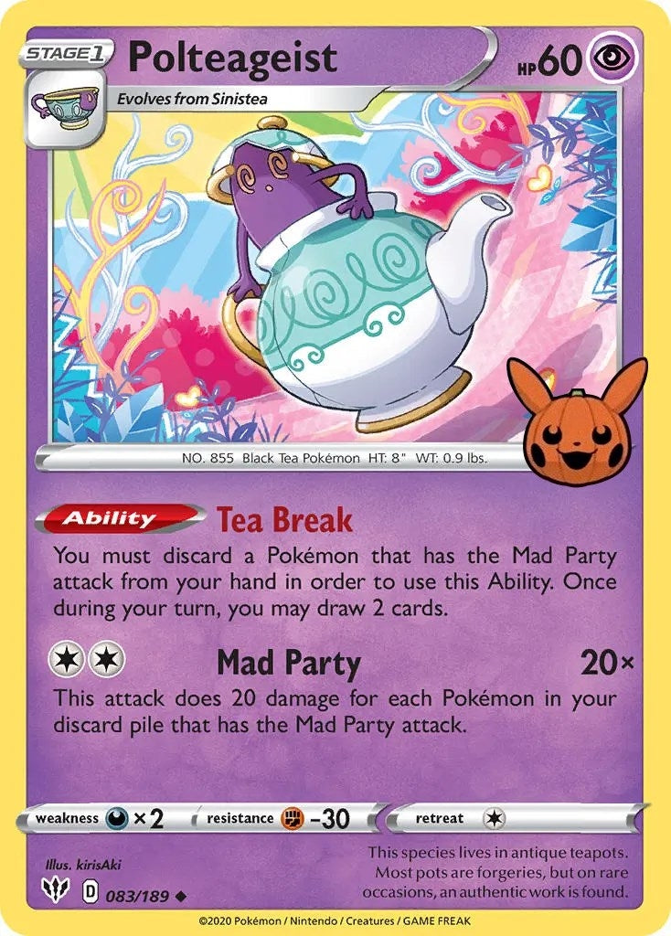 Image for Polteageist (Trick or Trade BOOster Bundle) (083/189) - Pokemon