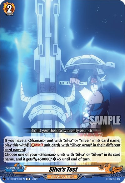 Image for Silva's Test (D-TB03: Shaman King) (D-TB03/163EN) - Cardfight Vanguard