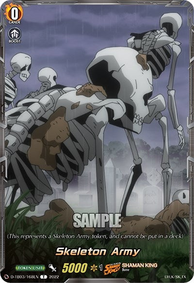 Image for Skeleton Army Token (D-TB03: Shaman King) (D-TB03/168EN) - Cardfight Vanguard