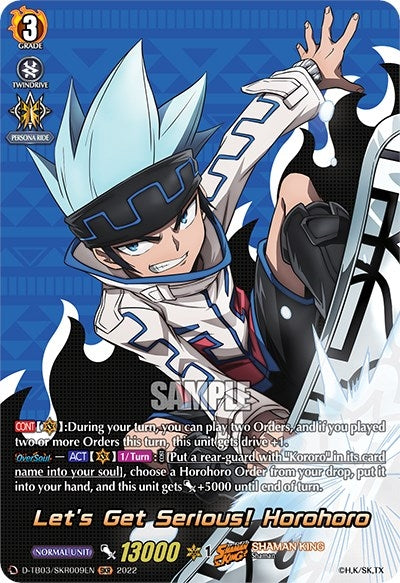 Image for Let's Get Serious! Horohoro (SKR) (D-TB03: Shaman King) (D-TB03/SKR009EN) - Cardfight Vanguard