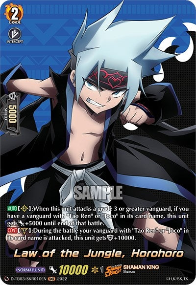 Image for Law of the Jungle, Horohoro (SKR) (D-TB03: Shaman King) (D-TB03/SKR010EN) - Cardfight Vanguard