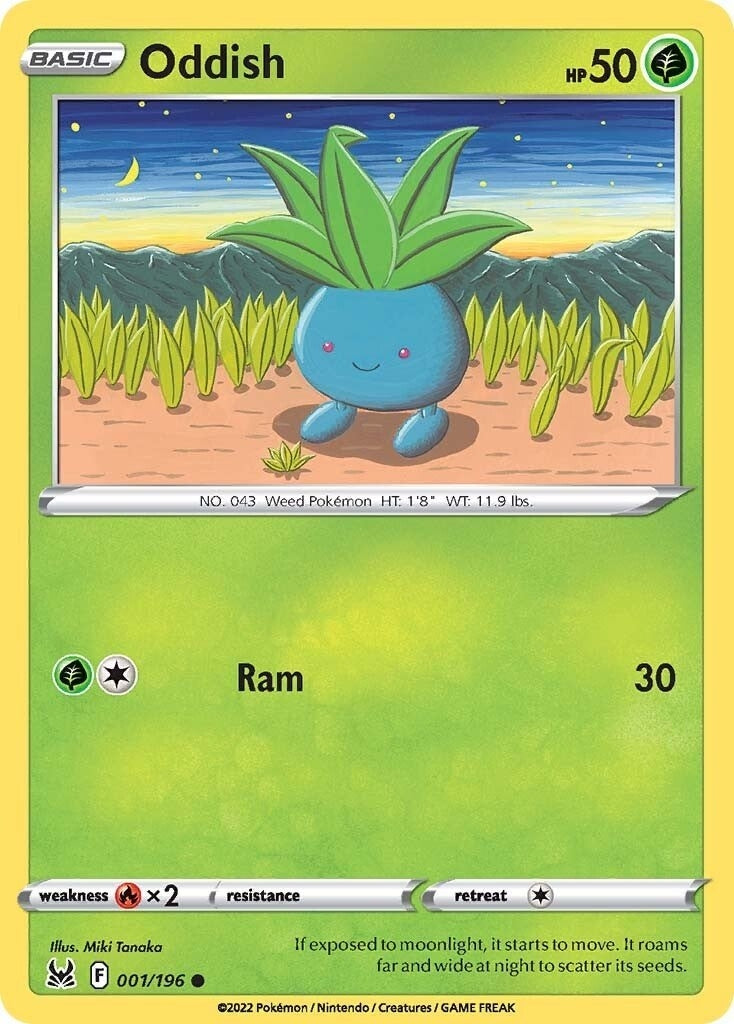 Image for Oddish (SWSH11: Lost Origin) (001/196) - Pokemon