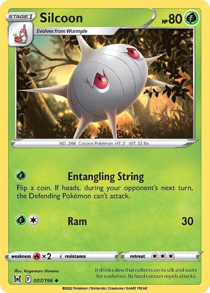 Image for Silcoon (SWSH11: Lost Origin) (007/196) - Pokemon