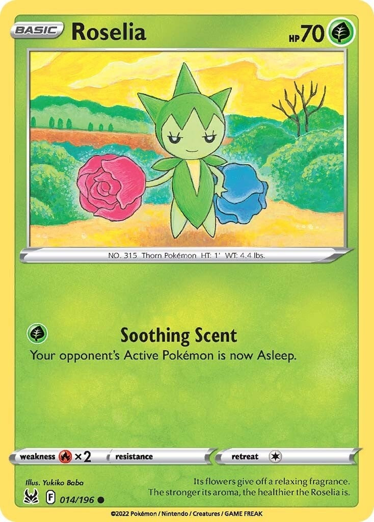 Image for Roselia (SWSH11: Lost Origin) (014/196) - Pokemon