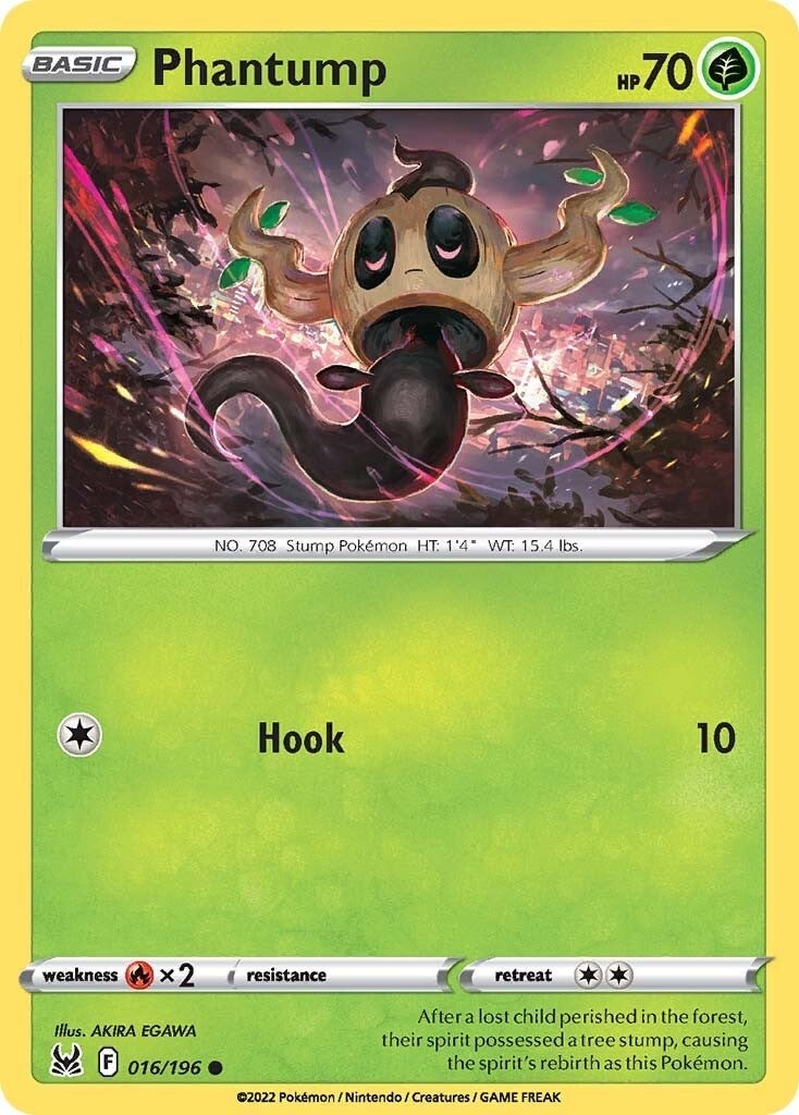 Image for Phantump (SWSH11: Lost Origin) (016/196) - Pokemon