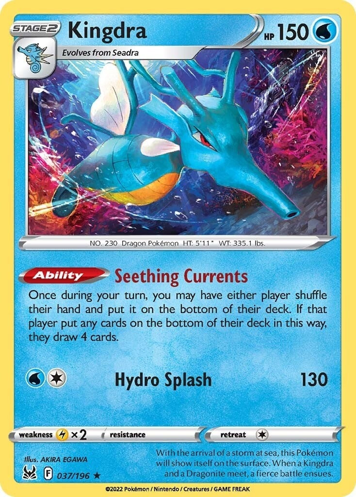 Image for Kingdra (SWSH11: Lost Origin) (037/196) - Pokemon