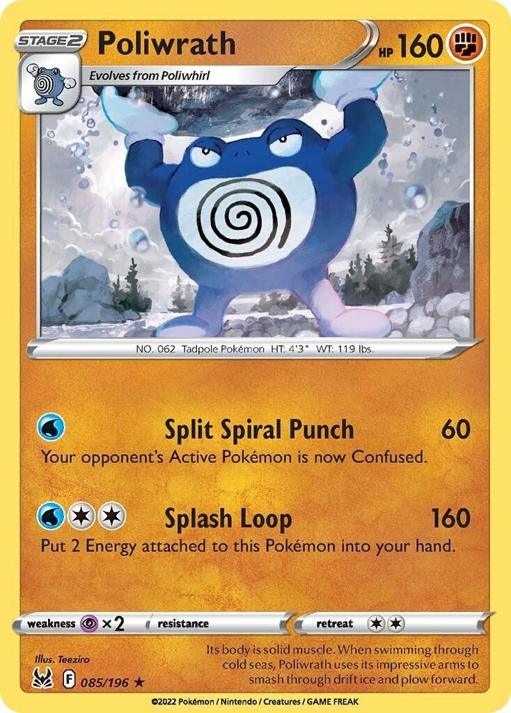 Image for Poliwrath (SWSH11: Lost Origin) (085/196) - Pokemon