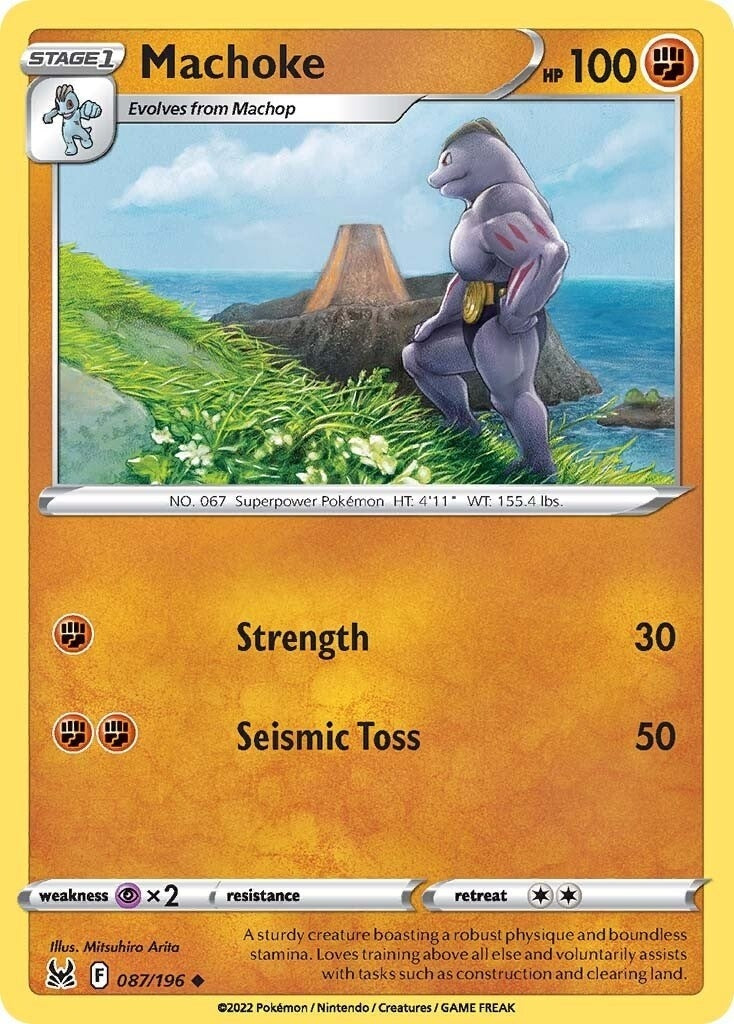 Image for Machoke (SWSH11: Lost Origin) (087/196) - Pokemon