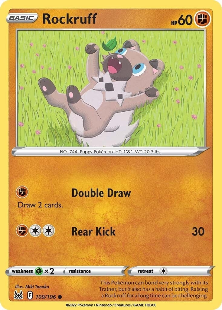 Image for Rockruff (SWSH11: Lost Origin) (109/196) - Pokemon