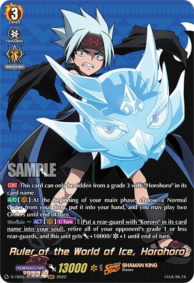 Image for Ruler of the World of Ice, Horohoro (SKR) (D-TB03: Shaman King) (D-TB03/SKR028EN) - Cardfight Vanguard