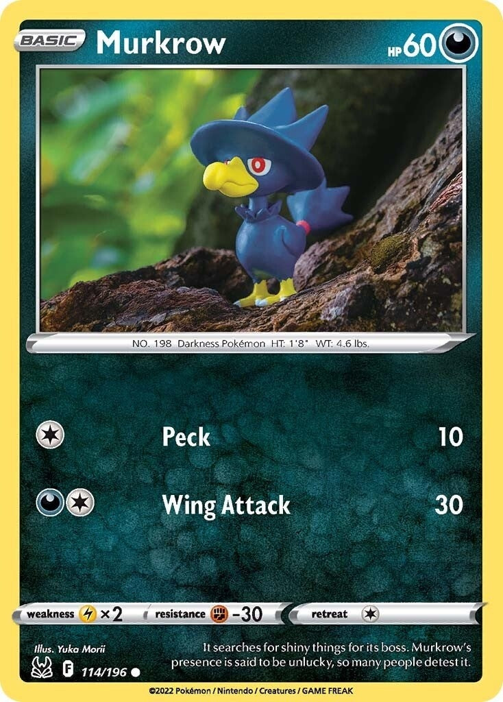 Image for Murkrow (SWSH11: Lost Origin) (114/196) - Pokemon