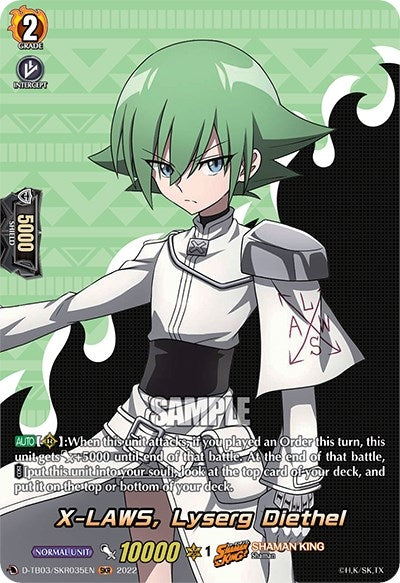 Image for X-LAWS, Lyserg Diethel (SKR) (D-TB03: Shaman King) (D-TB03/SKR035EN) - Cardfight Vanguard