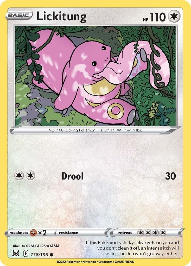 Image for Lickitung (SWSH11: Lost Origin) (138/196) - Pokemon
