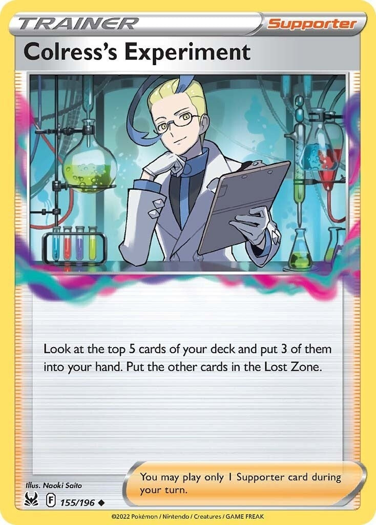 Image for Colress's Experiment (SWSH11: Lost Origin) (155/196) - Pokemon