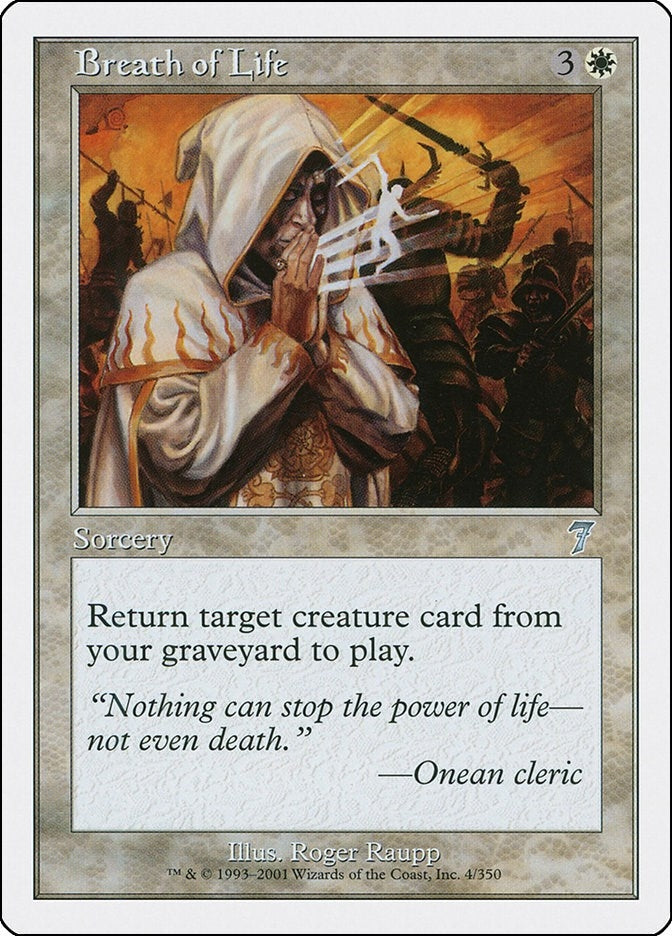 Image for Breath of Life (7th Edition) (4) - Magic: The Gathering