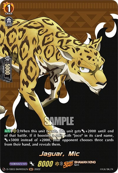 Image for Jaguar, Mic (SKR) (D-TB03: Shaman King) (D-TB03/SKR055EN) - Cardfight Vanguard