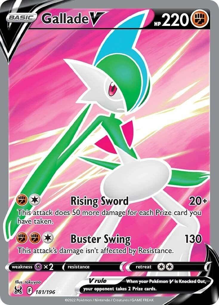 Image for Gallade V (Full Art) (SWSH11: Lost Origin) (181/196) - Pokemon