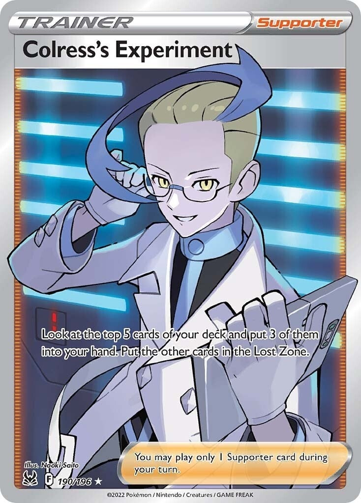 Image for Colress's Experiment (Full Art) (SWSH11: Lost Origin) (190/196) - Pokemon
