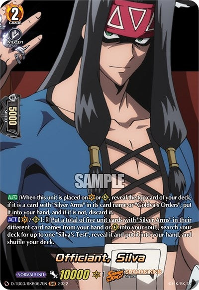 Image for Officiant, Silva (SKR) (D-TB03: Shaman King) (D-TB03/SKR067EN) - Cardfight Vanguard