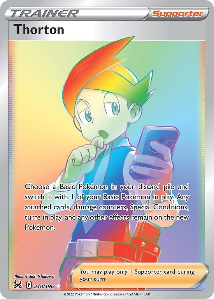Image for Thorton (Secret) (SWSH11: Lost Origin) (210/196) - Pokemon