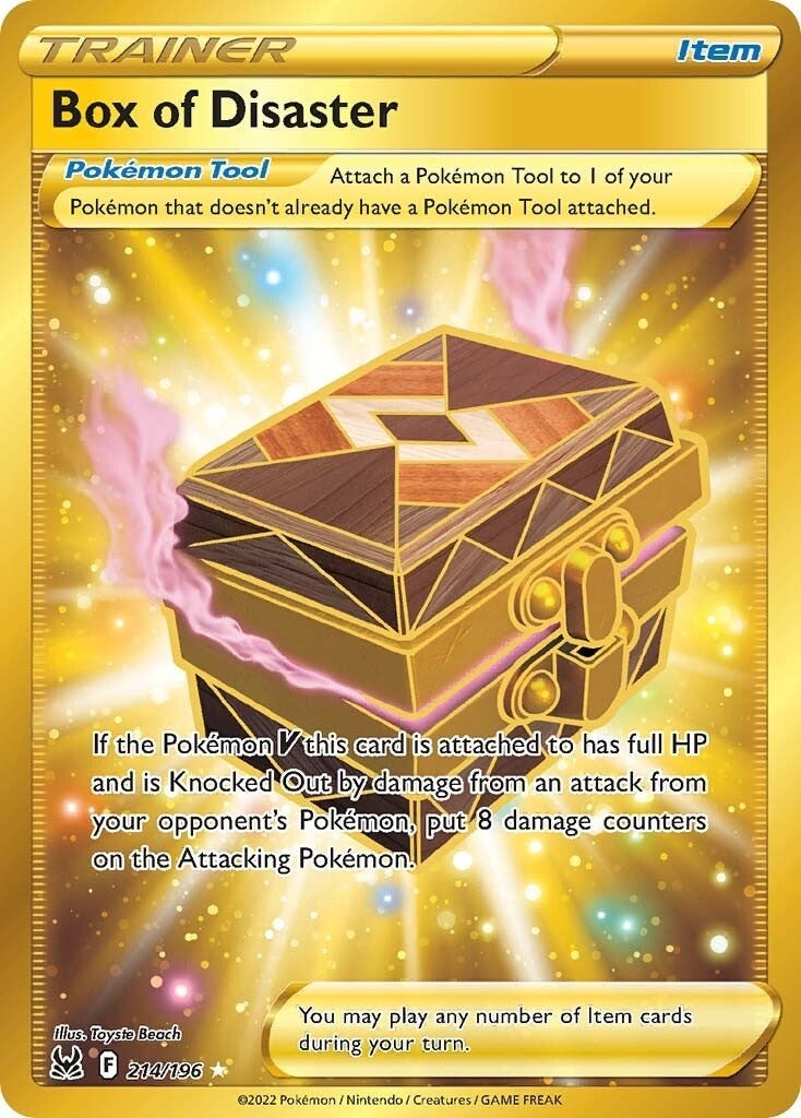 Image for Box of Disaster (Secret) (SWSH11: Lost Origin) (214/196) - Pokemon