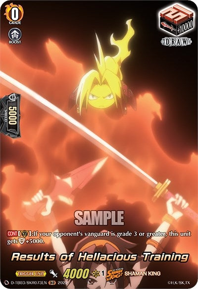 Image for Results of Hellacious Training (SKR) (D-TB03: Shaman King) (D-TB03/SKR073EN) - Cardfight Vanguard