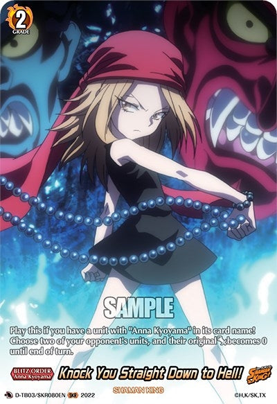 Image for Knock You Straight Down to Hell! (SKR) (D-TB03: Shaman King) (D-TB03/SKR080EN) - Cardfight Vanguard