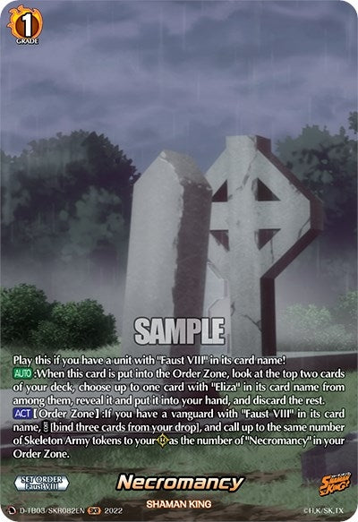 Image for Necromancy (SKR) (D-TB03: Shaman King) (D-TB03/SKR082EN) - Cardfight Vanguard