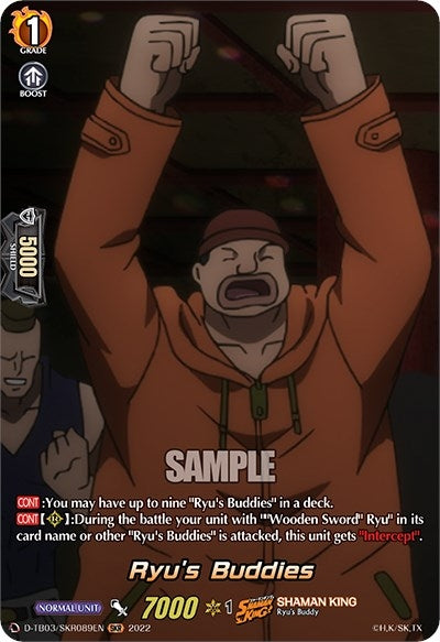 Image for Ryu's Buddies (SKR) (D-TB03: Shaman King) (D-TB03/SKR089EN) - Cardfight Vanguard