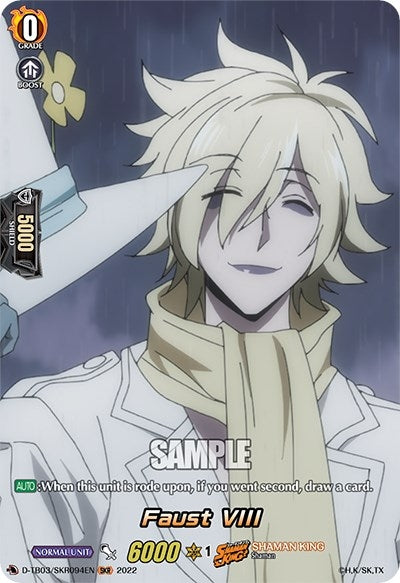Image for Faust VIII (SKR) (D-TB03: Shaman King) (D-TB03/SKR094EN) - Cardfight Vanguard