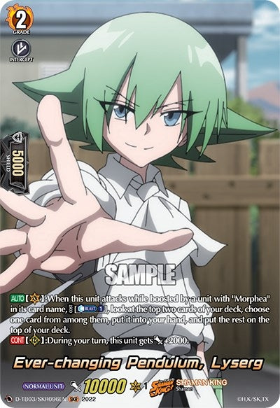 Image for Ever-changing Pendulum, Lyserg (SKR) (D-TB03: Shaman King) (D-TB03/SKR096EN) - Cardfight Vanguard