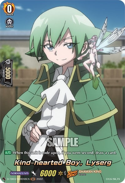Image for Kind-hearted Boy, Lyserg (SKR) (D-TB03: Shaman King) (D-TB03/SKR098EN) - Cardfight Vanguard