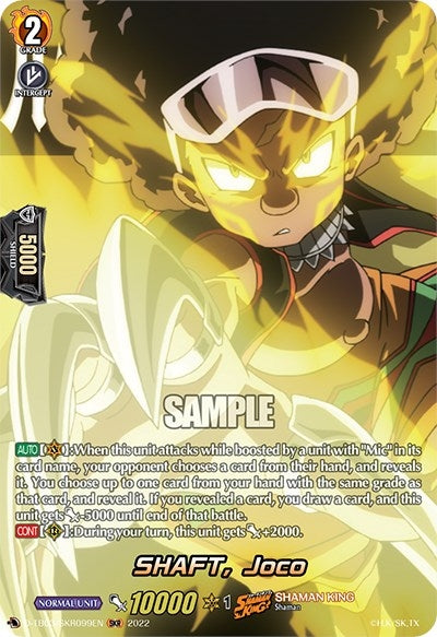 Image for SHAFT, Joco (SKR) (D-TB03: Shaman King) (D-TB03/SKR099EN) - Cardfight Vanguard