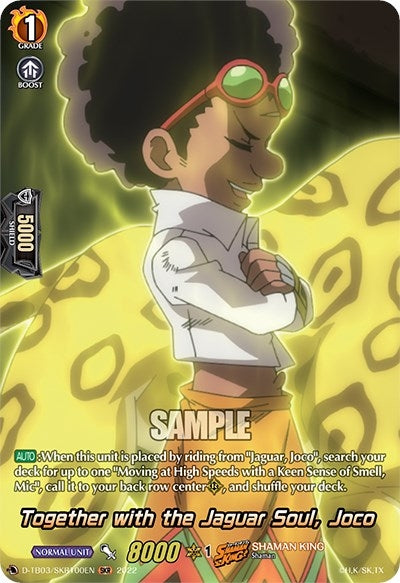 Image for Together with the Jaguar Soul, Joco (SKR) (D-TB03: Shaman King) (D-TB03/SKR100EN) - Cardfight Vanguard