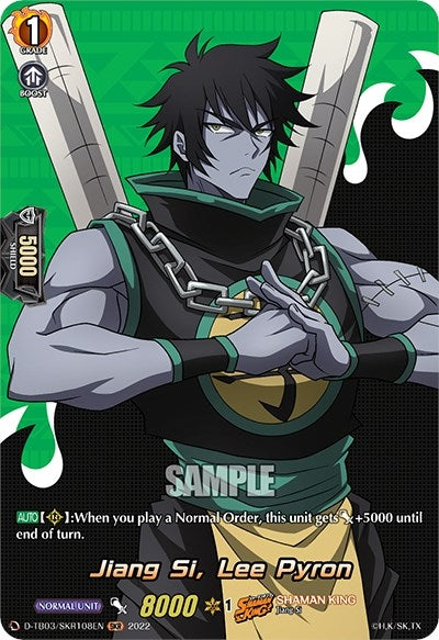 Image for Jiang Si, Lee Pyron (SKR) (D-TB03: Shaman King) (D-TB03/SKR108EN) - Cardfight Vanguard