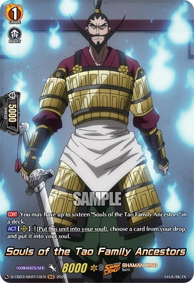 Image for Souls of the Tao Family Ancestors (SKR) (D-TB03: Shaman King) (D-TB03/SKR110EN) - Cardfight Vanguard
