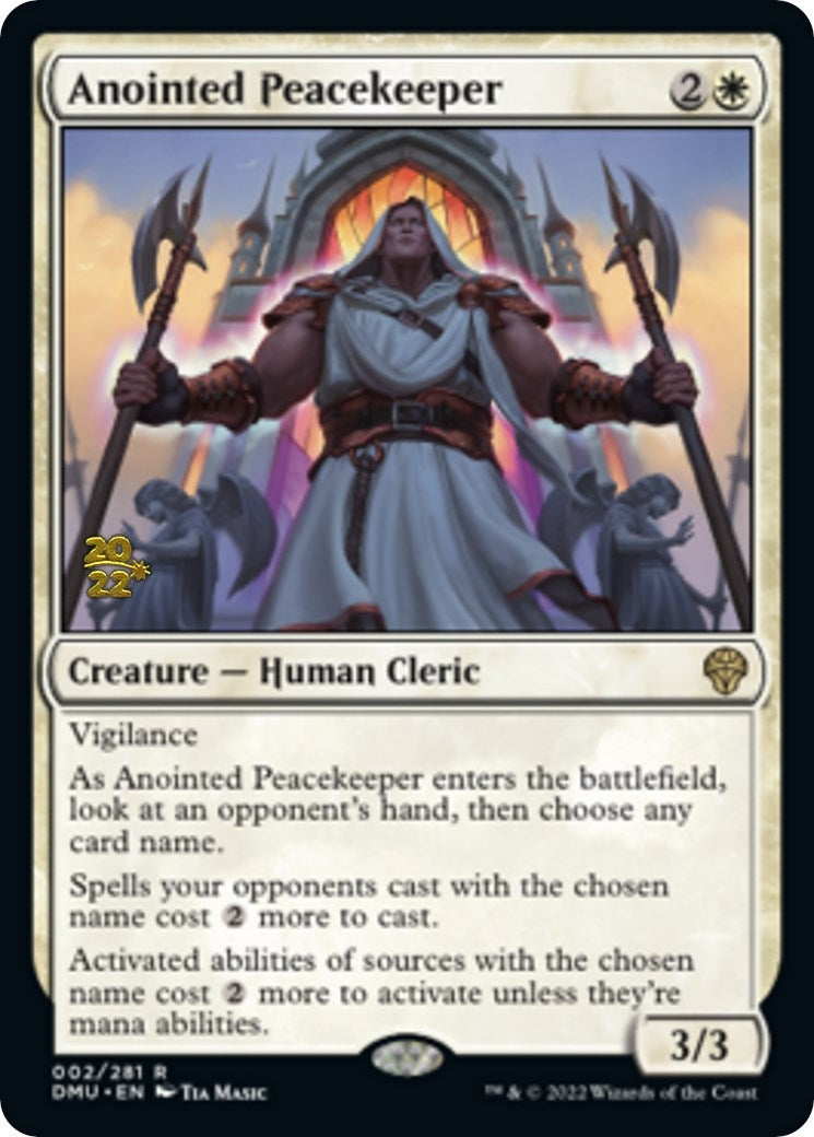 Image for Anointed Peacekeeper (Prerelease Cards) (2) - Magic: The Gathering