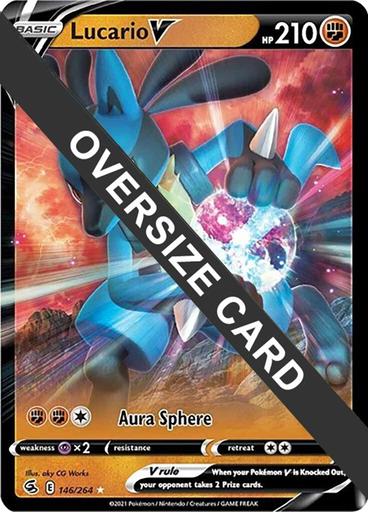Image for Lucario V (Jumbo Cards) (146/264) - Pokemon