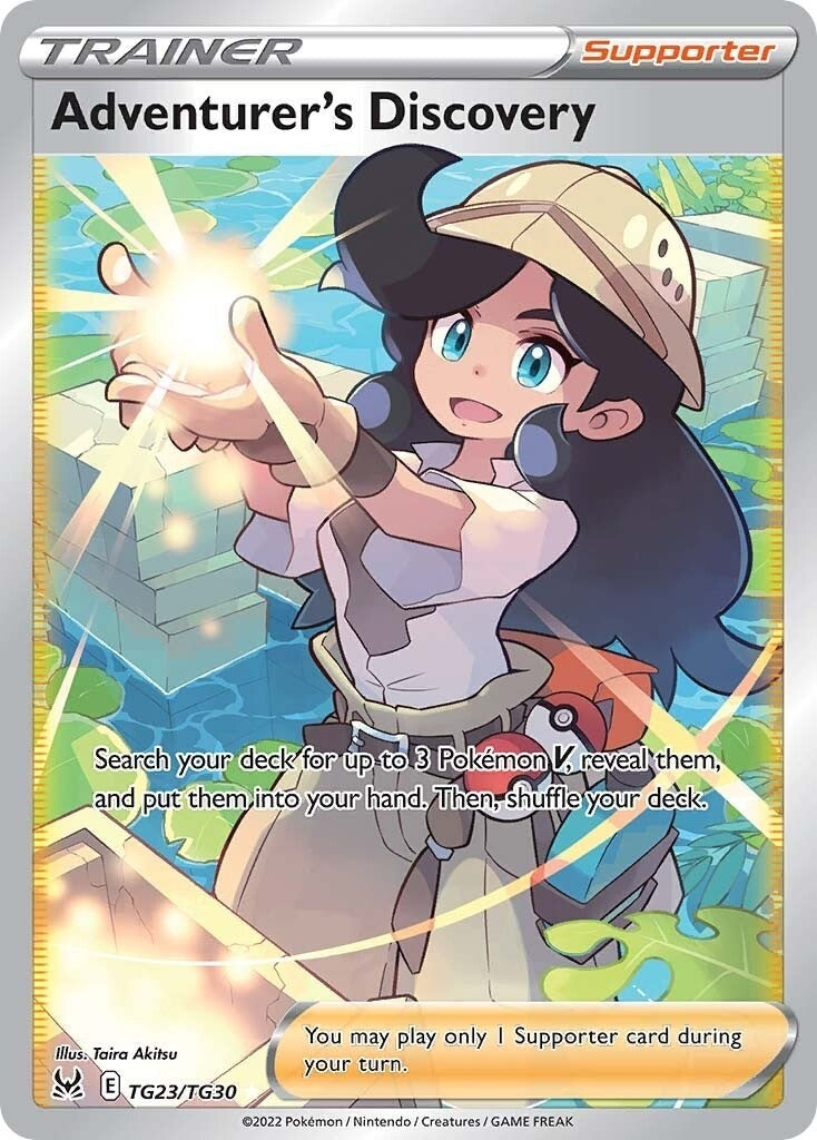 Image for Adventurer's Discovery (SWSH11: Lost Origin Trainer Gallery) (TG23/TG30) - Pokemon