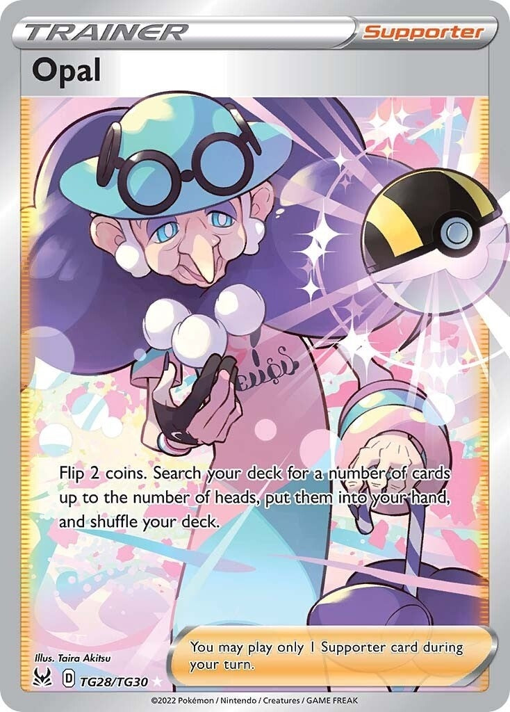 Image for Opal (SWSH11: Lost Origin Trainer Gallery) (TG28/TG30) - Pokemon