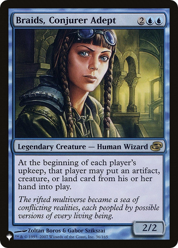 Image for Braids, Conjurer Adept (The List Reprints) (36/165) - Magic: The Gathering