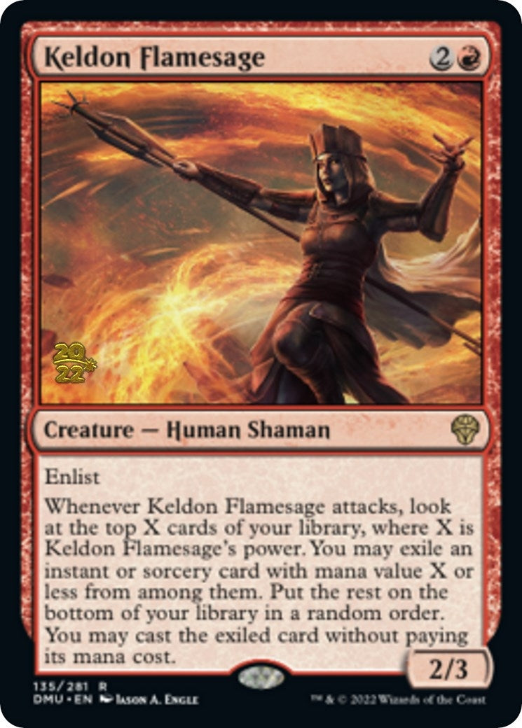 Image for Keldon Flamesage (Prerelease Cards) (135) - Magic: The Gathering