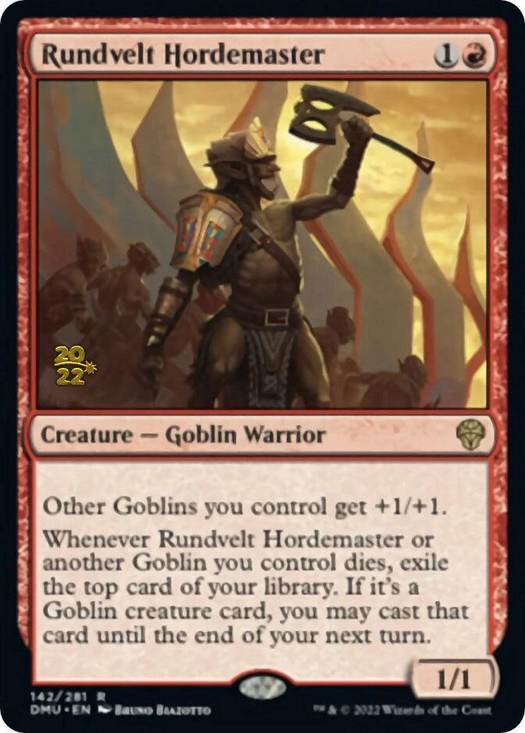 Image for Rundvelt Hordemaster (Prerelease Cards) (142) - Magic: The Gathering