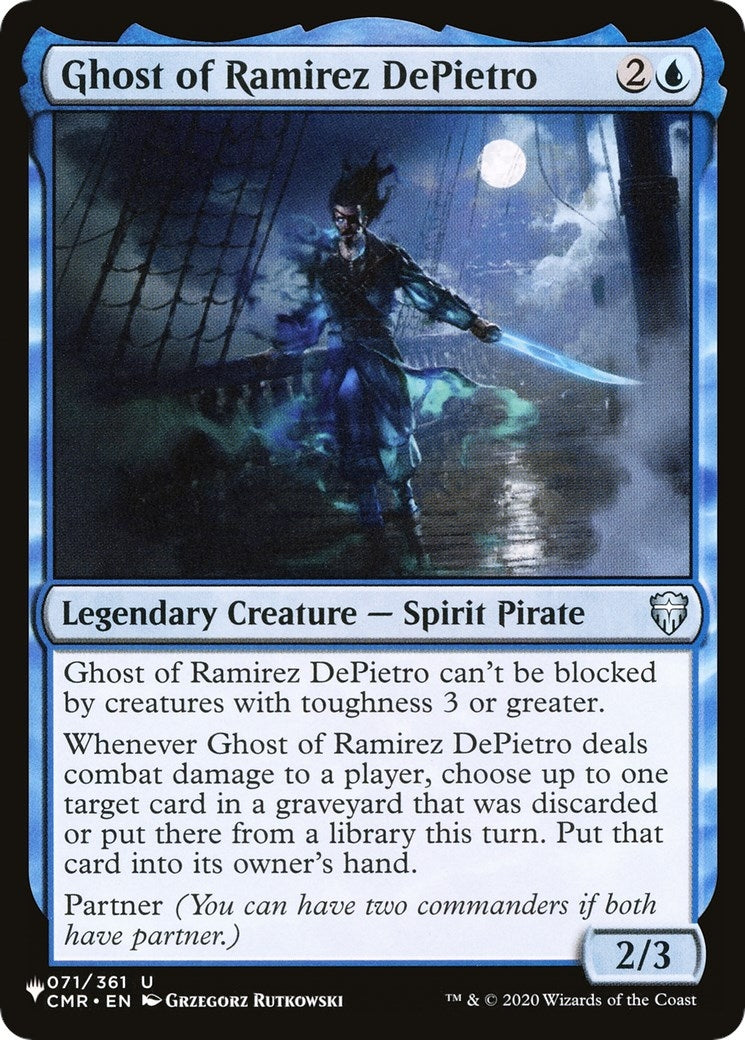 Image for Ghost of Ramirez DePietro (The List Reprints) (071/361) - Magic: The Gathering