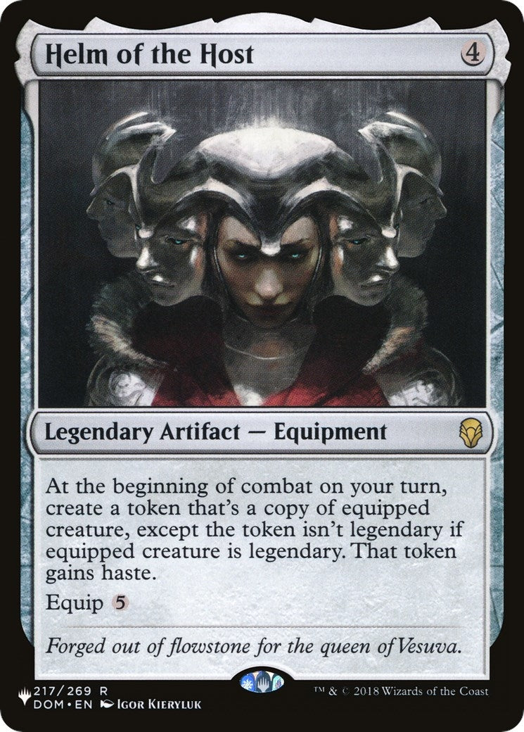 Image for Helm of the Host (The List Reprints) (217/269) - Magic: The Gathering