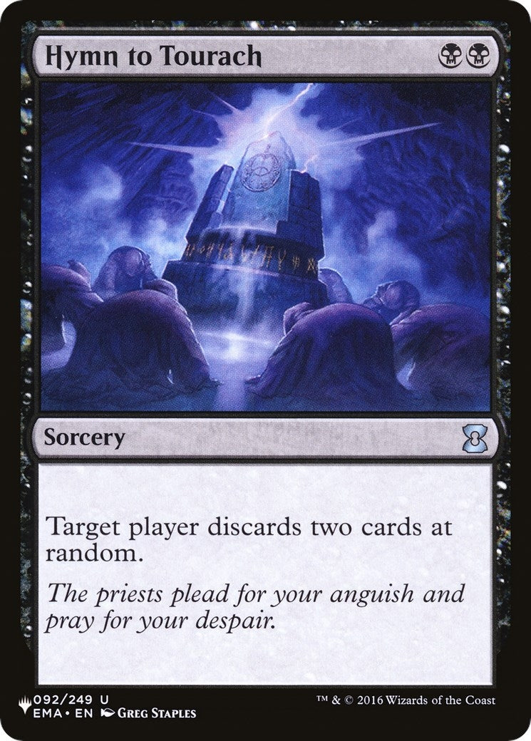 Image for Hymn to Tourach (The List Reprints) (092/249) - Magic: The Gathering