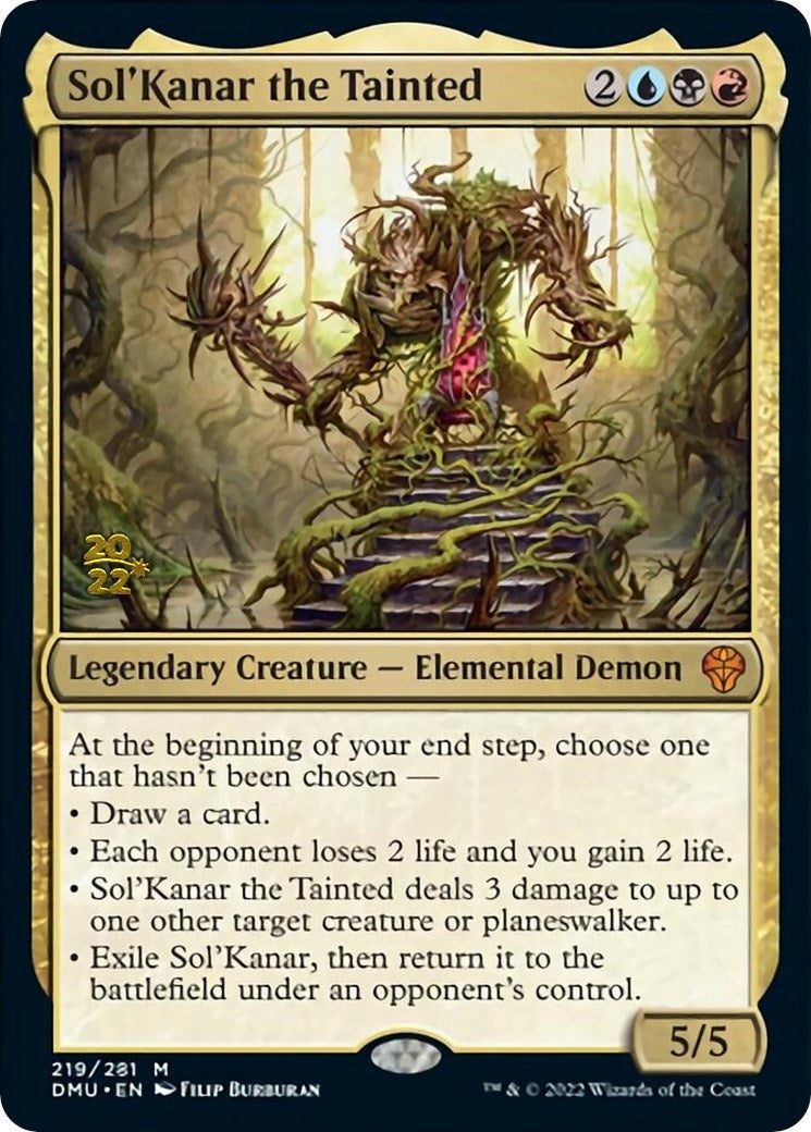 Image for Sol'Kanar the Tainted (Prerelease Cards) (219) - Magic: The Gathering