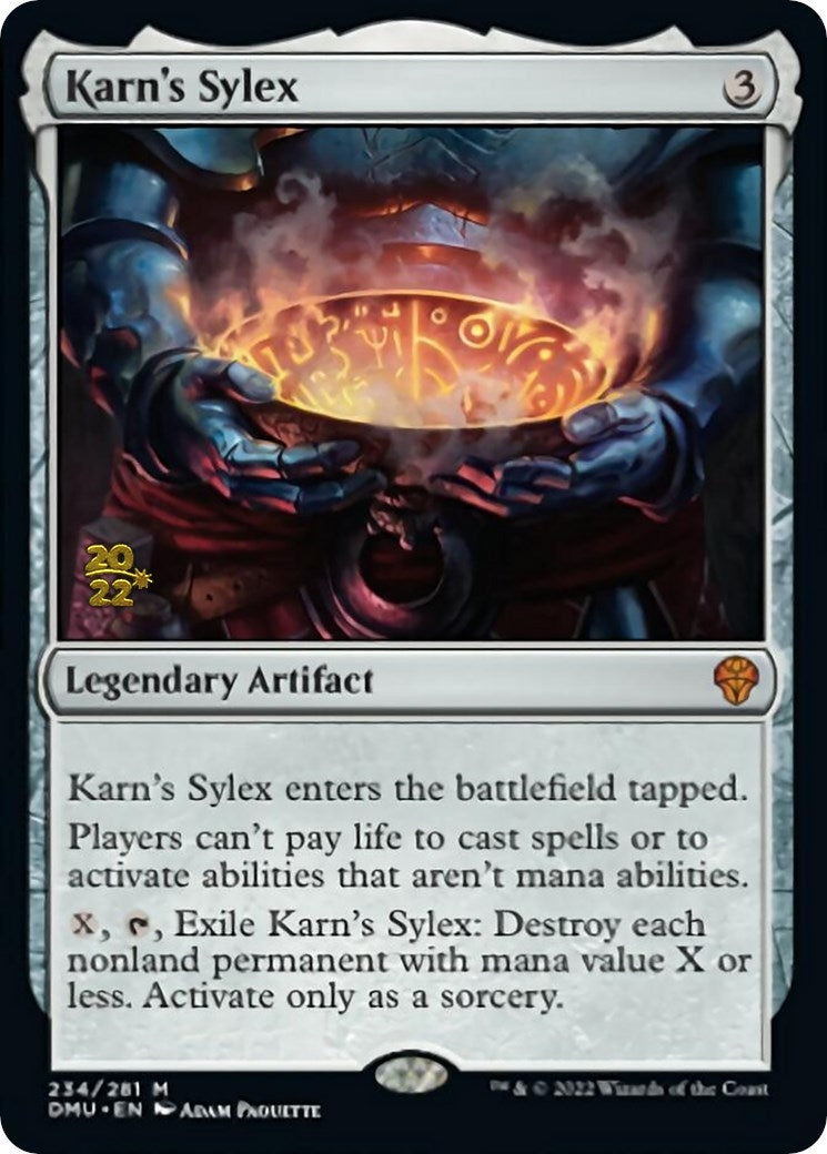 Image for Karn's Sylex (Prerelease Cards) (234) - Magic: The Gathering