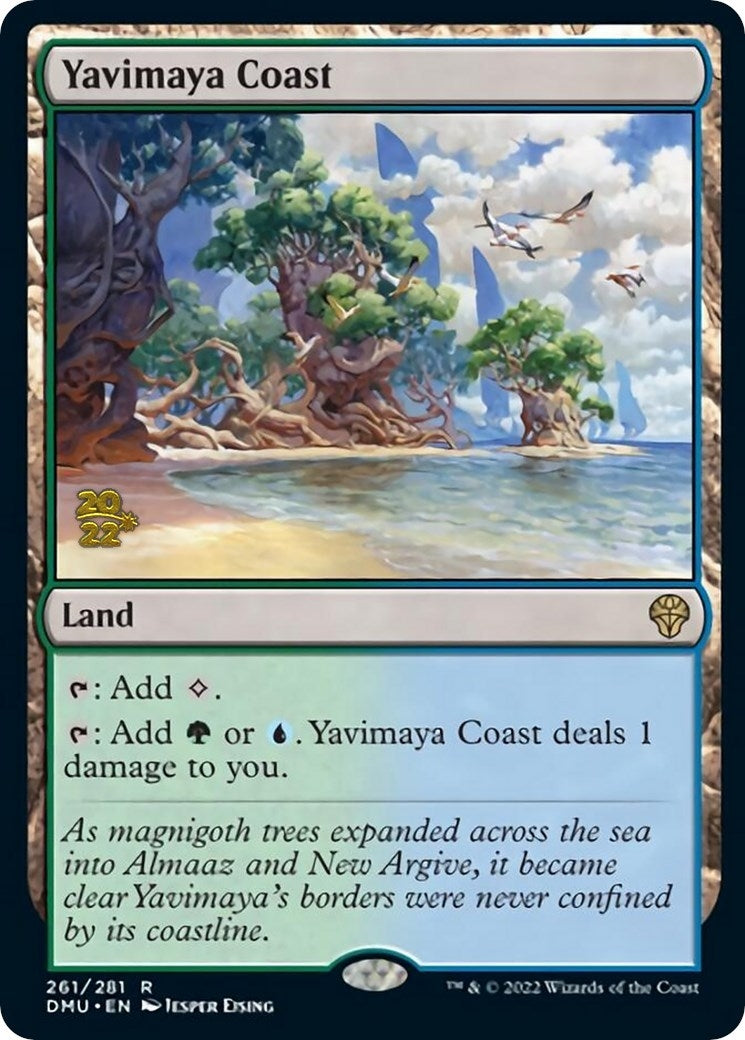 Image for Yavimaya Coast (Prerelease Cards) (261) - Magic: The Gathering